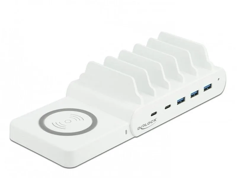Delock Ladestation 41450 mit Wireless Charger Delock Ladestation 41450 mit Wireless Charger