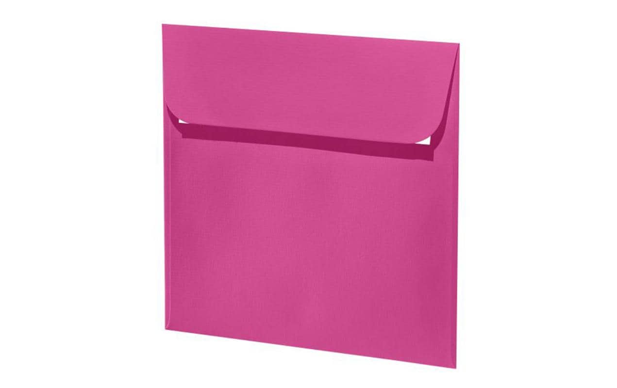Artoz Couvert 1001, 16 x 16 cm, 5 Stück, Fuchsia