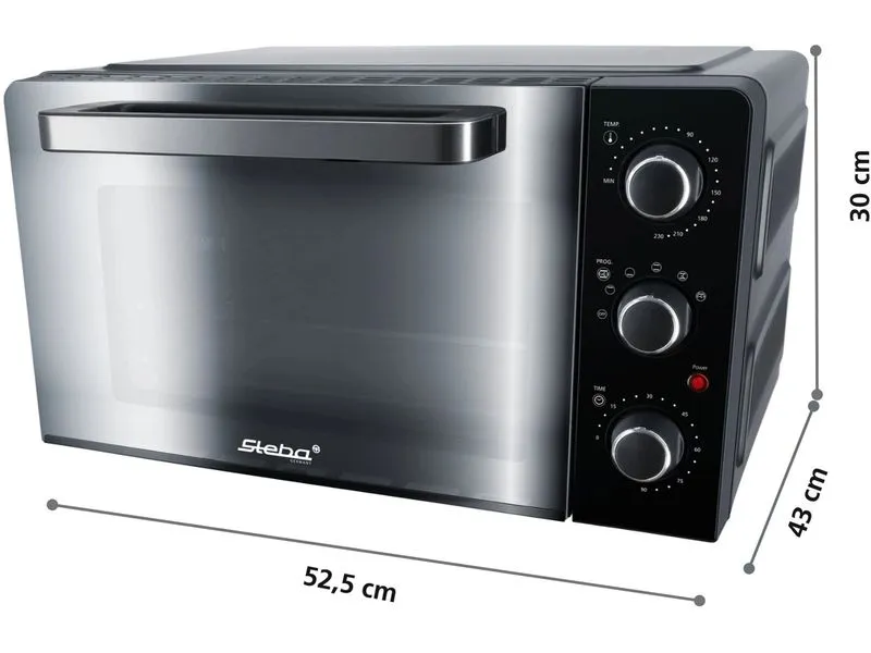 Caso Grillbackofen KB 224 Black Steel Caso Grillbackofen KB 224 Black Steel