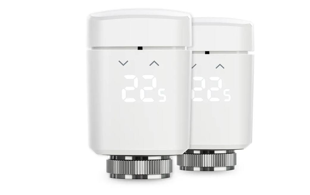 Eve Systems Heizkörperthermostat Eve Thermo 2er Pack Eve Systems Heizkörperthermostat Eve Thermo 2er Pack