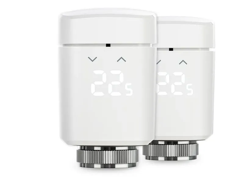 Eve Systems Heizkörperthermostat Eve Thermo 2er Pack Eve Systems Heizkörperthermostat Eve Thermo 2er Pack
