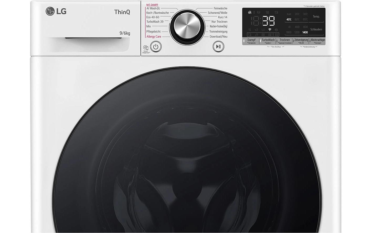 LG Waschtrockner W4WR7096Y 9 kg / 6 kg