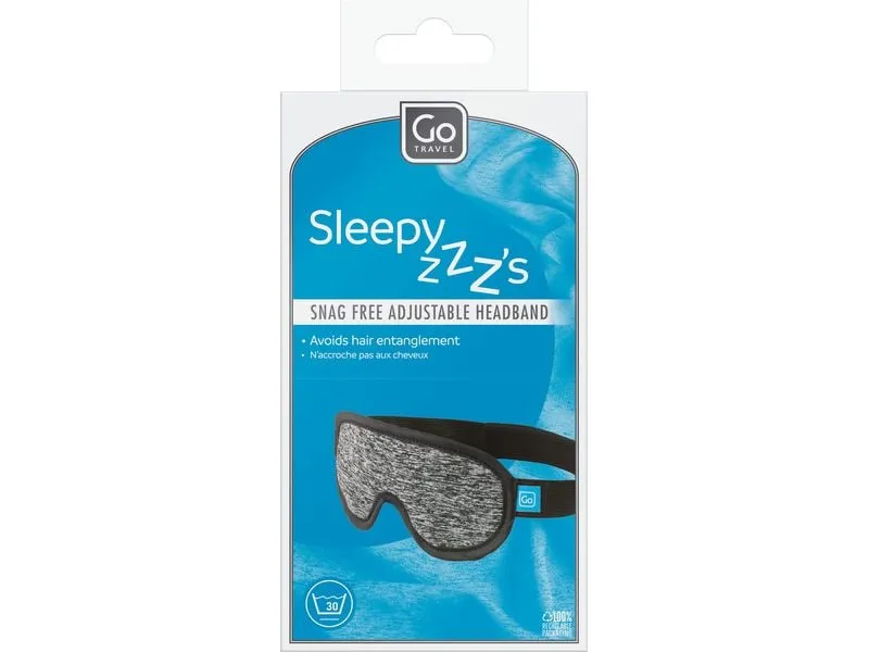 GOTravel Schlafmaske Sleepy ZZZs Blau/Schwarz GOTravel Schlafmaske Sleepy ZZZs Blau/Schwarz