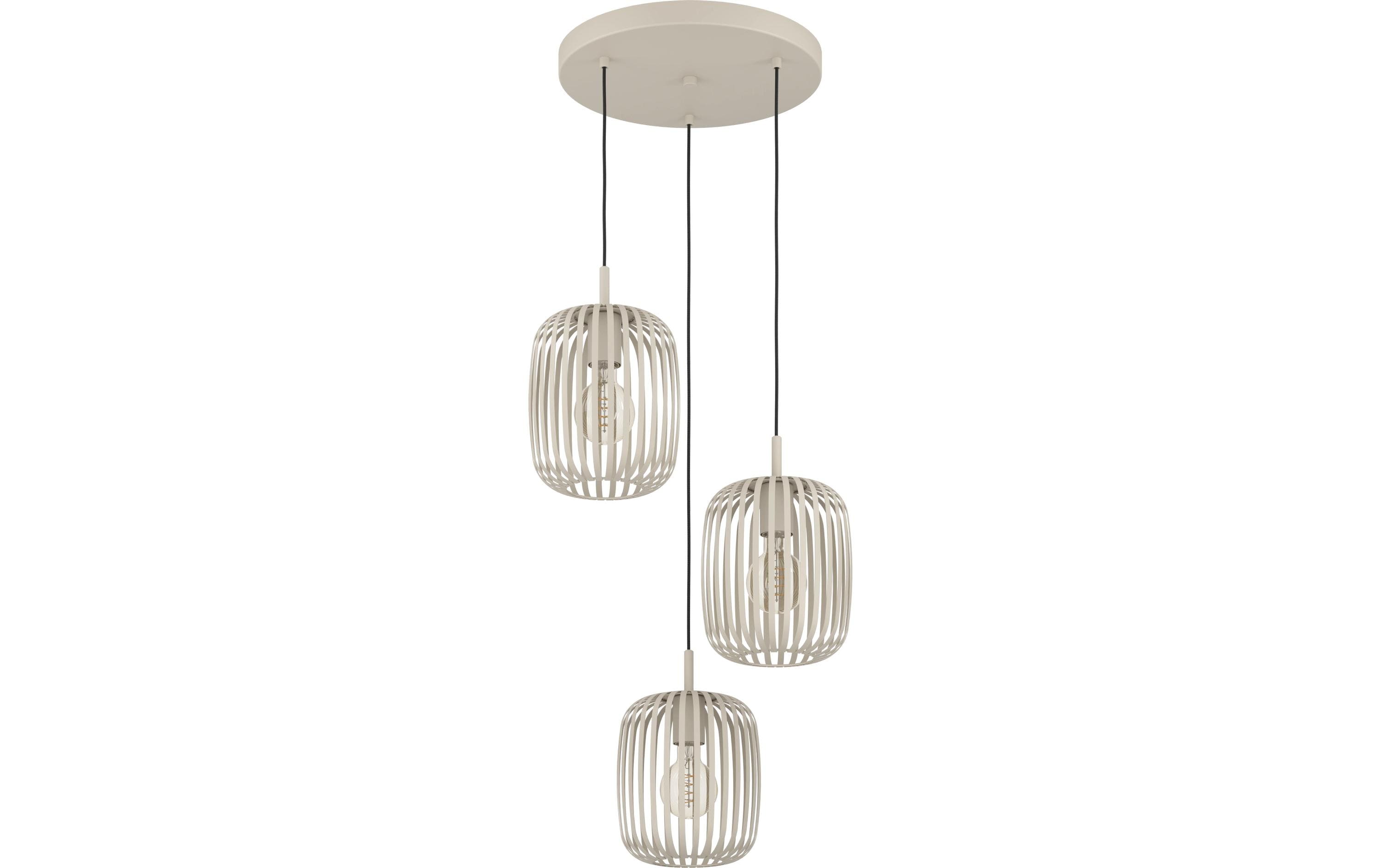 EGLO Leuchten Pendelleuchte ROMAZZINA beige exkl. E27 3x40W EGLO Leuchten Pendelleuchte ROMAZZINA beige exkl. E27 3x40W