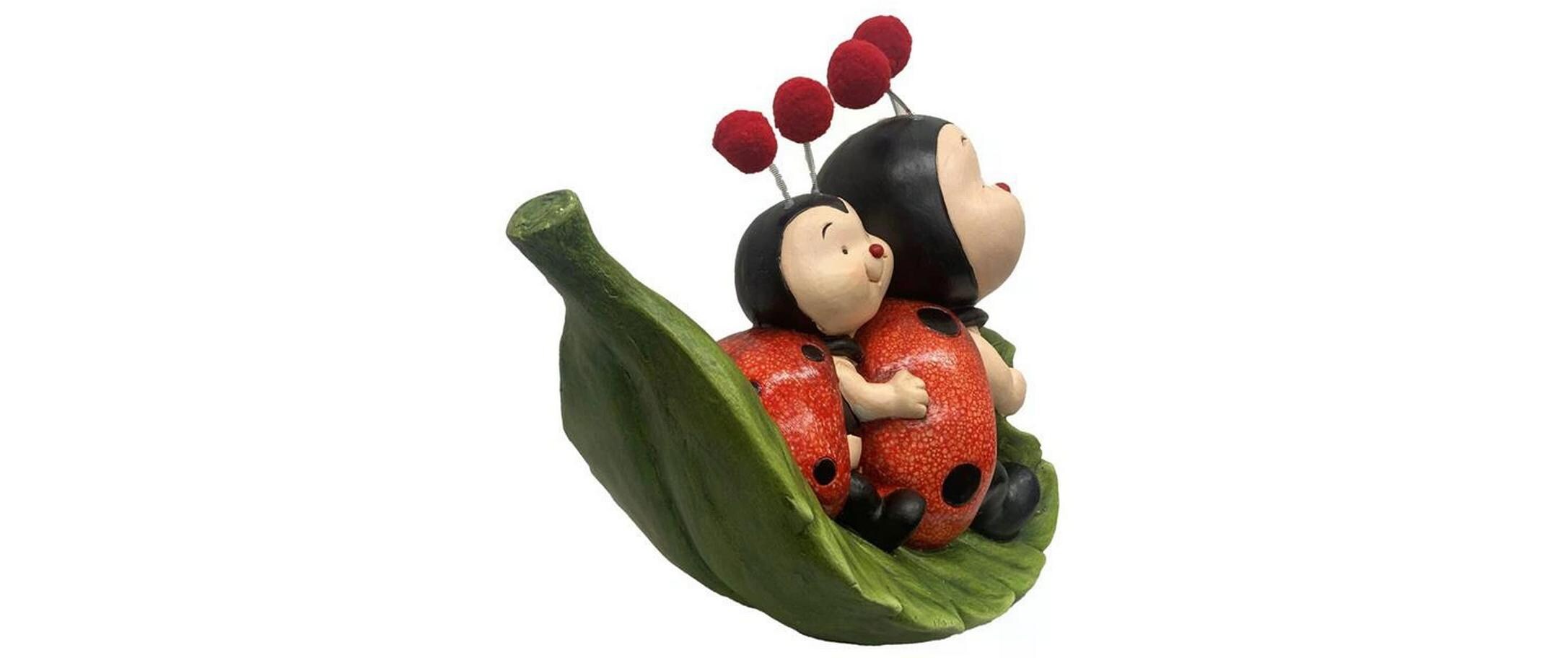 Dameco Dekofigur zwei Marienkäfer 19 x 38.8 x 29.5 cm