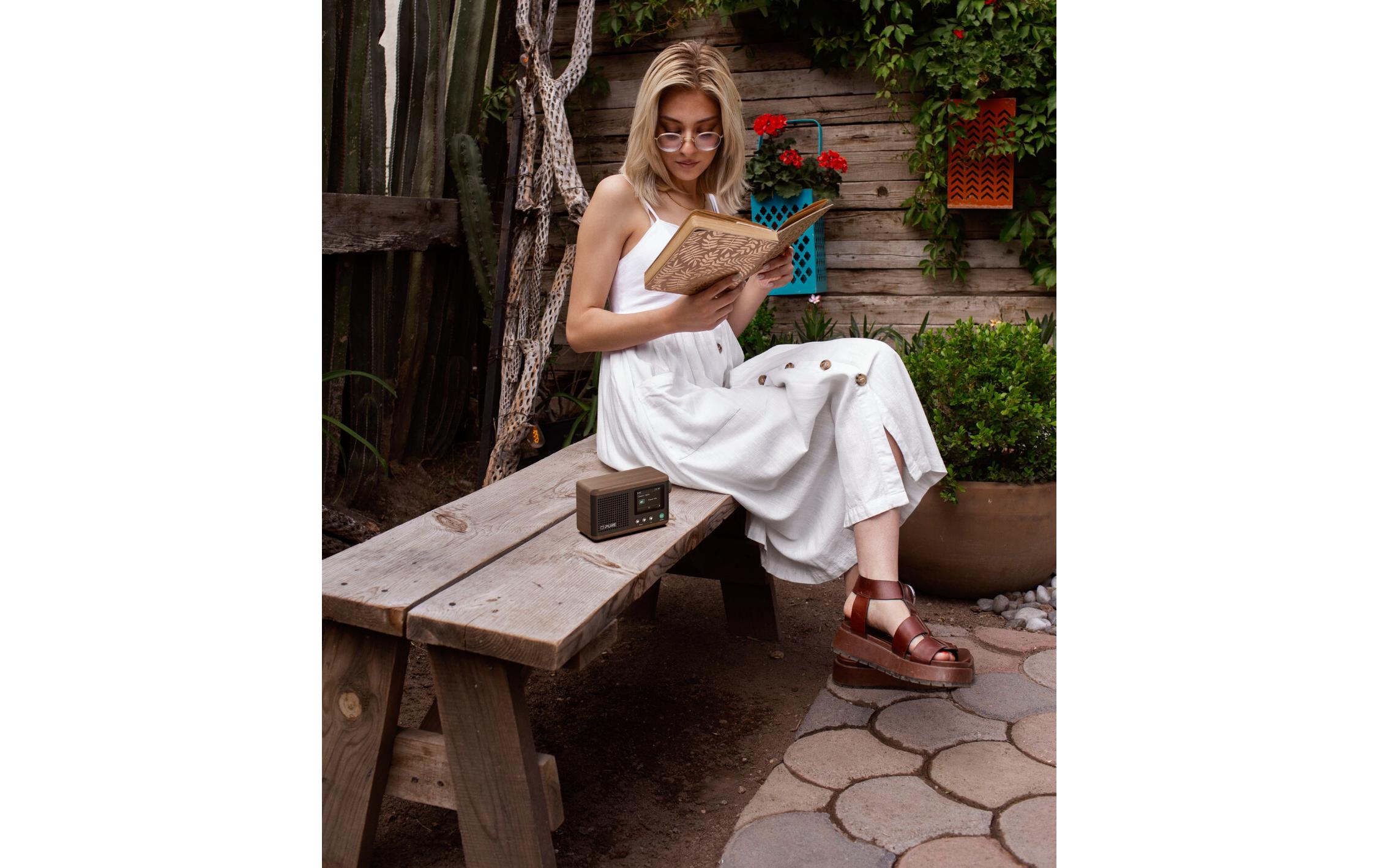 Pure DAB+ Radio Classic Mini Schwarz/Walnuss