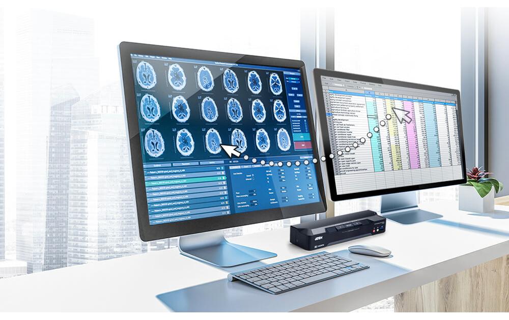 Aten KVM Switch CM1942 DisplayPort, 4K 60Hz