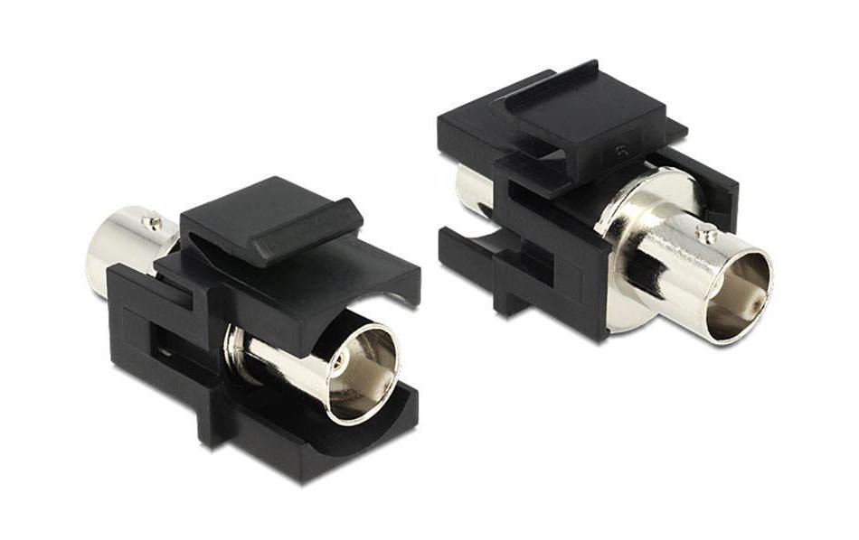 Delock Keystone-Modul BNC Schwarz