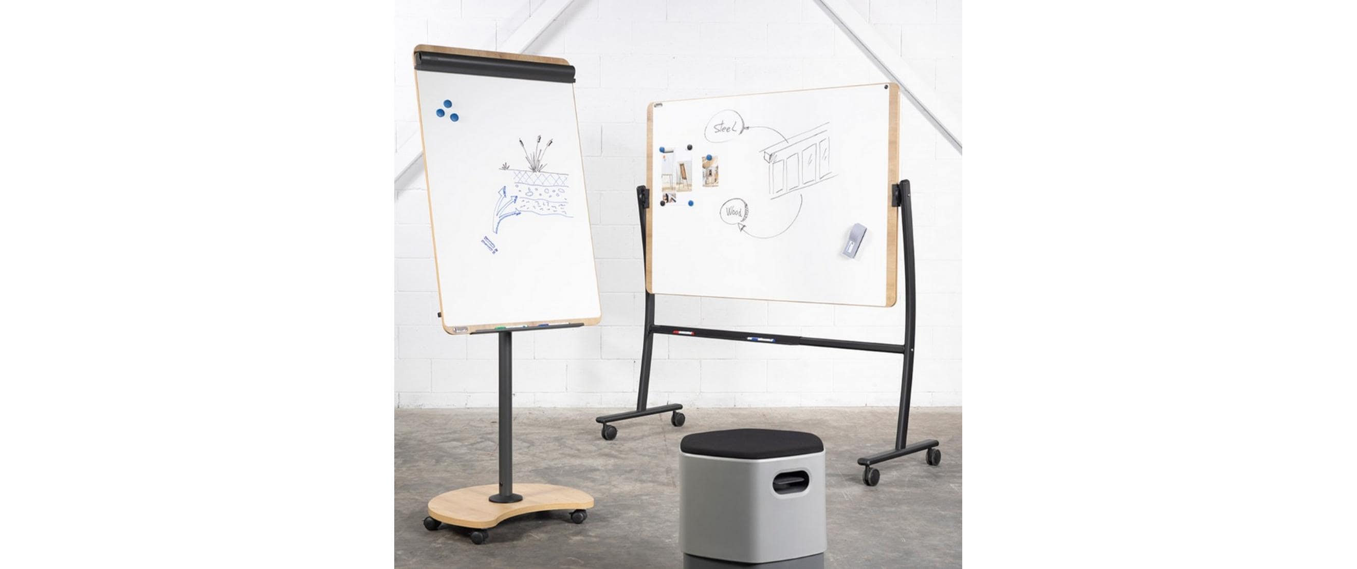 Rocada Whiteboard NATURAL 100 x 150 cm 100 cm x 150 cm, Weiss