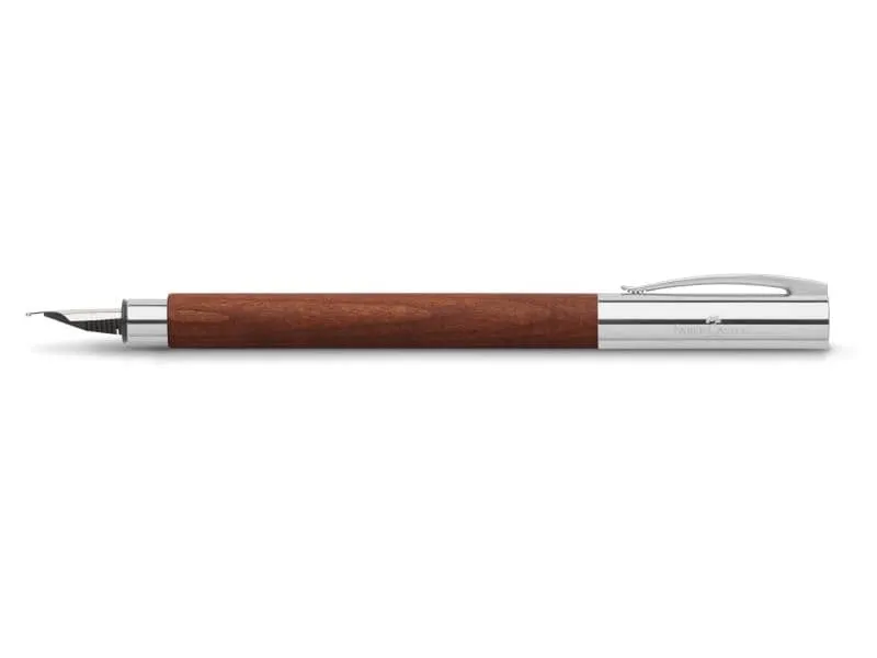 Faber-Castell Füllfederhalter Ambition Medium (M), Braun