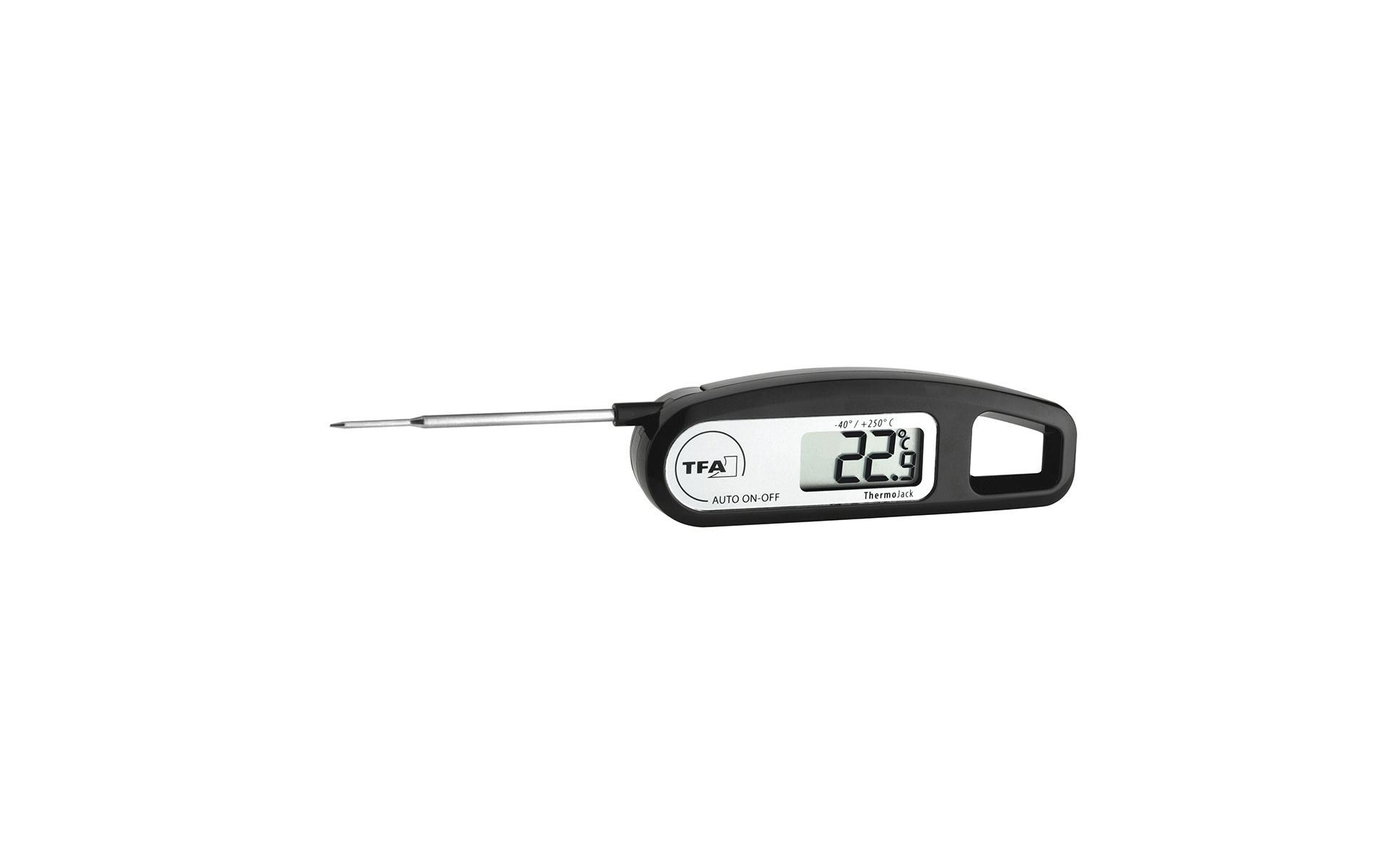 TFA Dostmann Einstichthermometer THERMO JACK, Schwarz