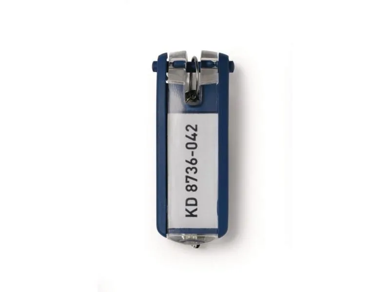 DURABLE Schlüsselanhänger 6 Stück, Blau DURABLE Schlüsselanhänger 6 Stück, Blau