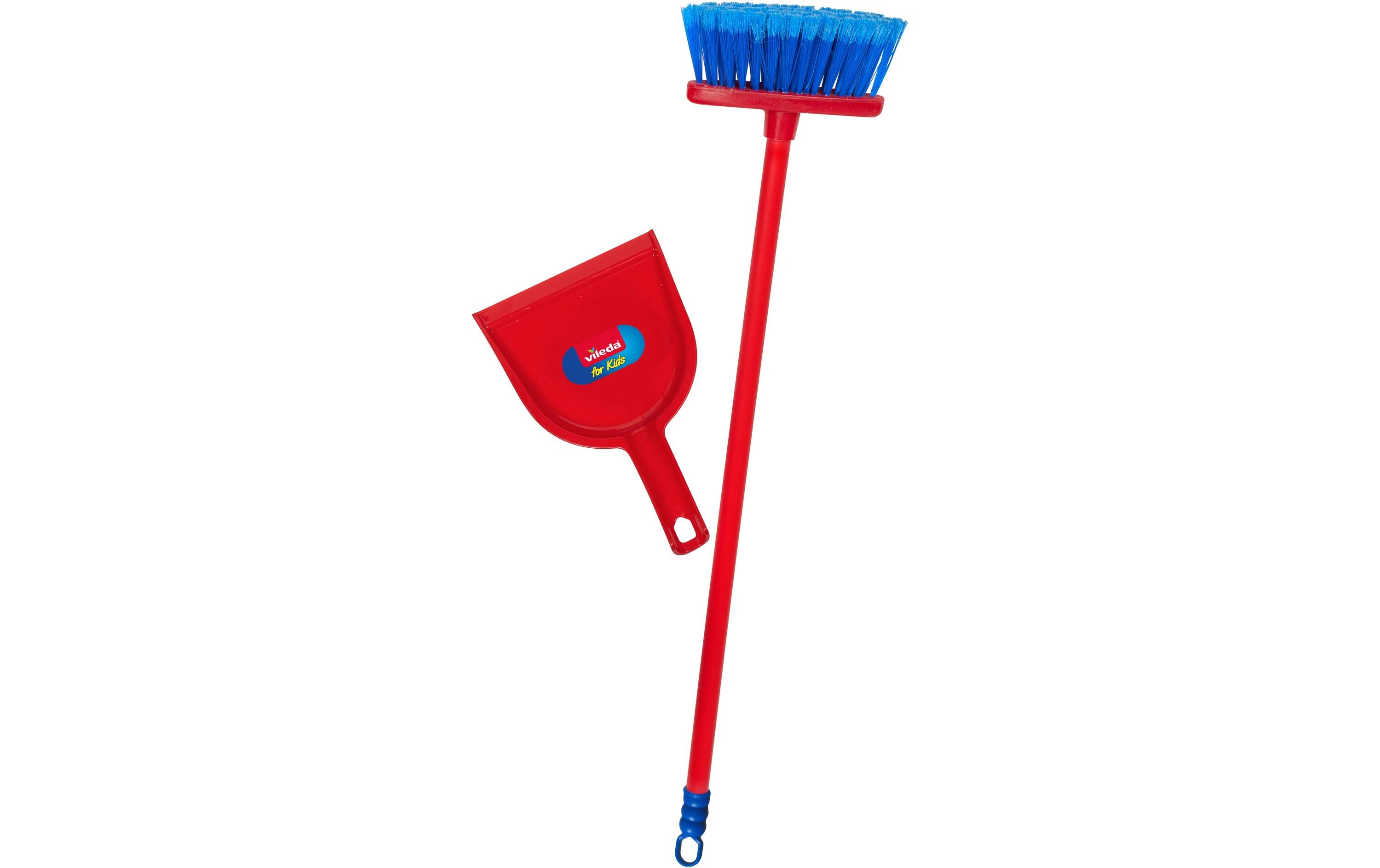 Paka Reinigungs-Spielzeug Vileda Besen und Kehrschaufel