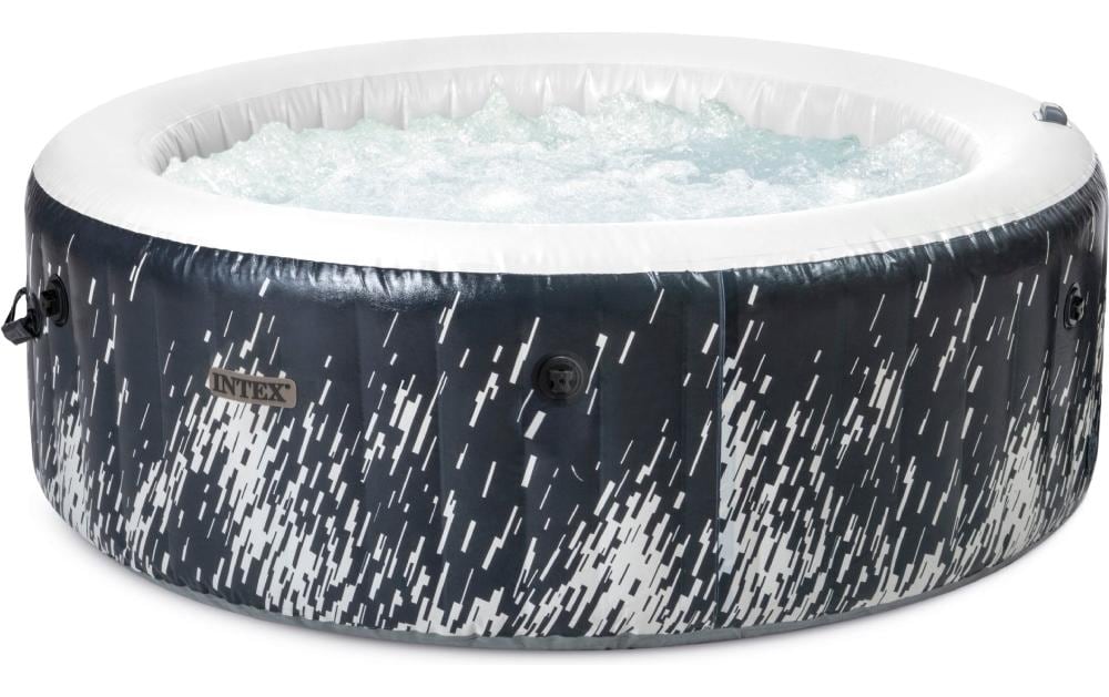 Intex 4-Personen Glow Deluxe Round Bubble Spa Set Ø 196