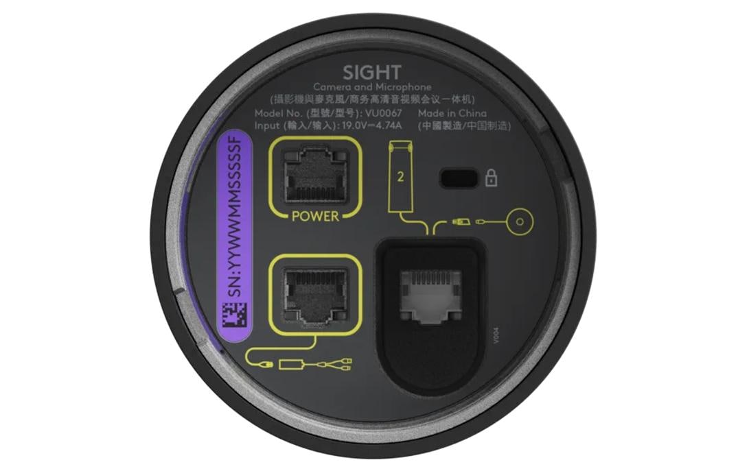 Logitech Tischkamera Sight, 4K 60 fps, Graphite Logitech Tischkamera Sight, 4K 60 fps, Graphite