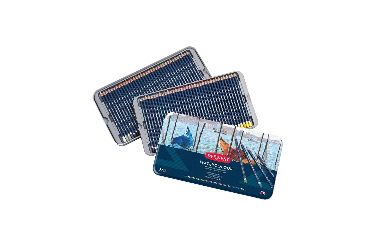 Derwent Watercolour Aquarellstifte, mehrfarbig, 72-teilig Derwent Watercolour Aquarellstifte, mehrfarbig, 72-teilig