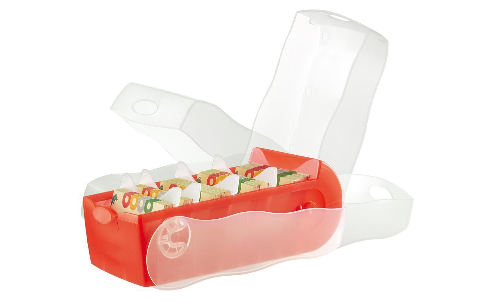 HAN Karteibox Croco A8 Rot