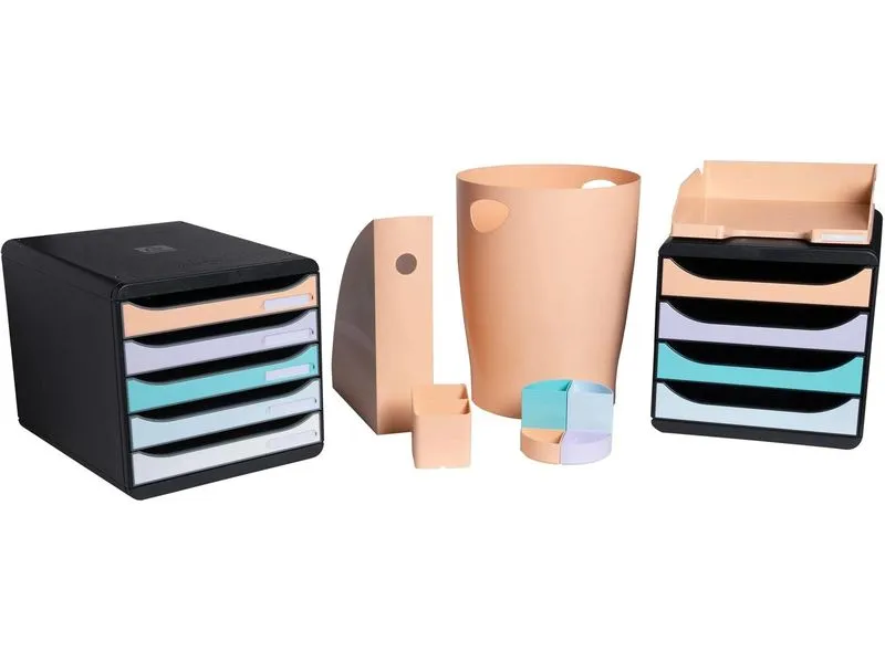 Exacompta Schubladenbox Big Box Plus, Aquarel