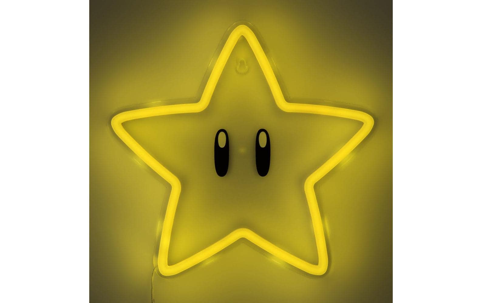 Paladone Dekoleuchte Super Mario LED Super Star Neon 24 x 25 x 2 cm