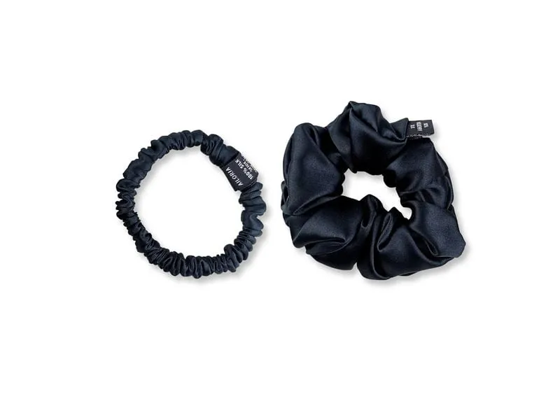 Ailoria DOUX Set Scrunchies S und M aus Seide