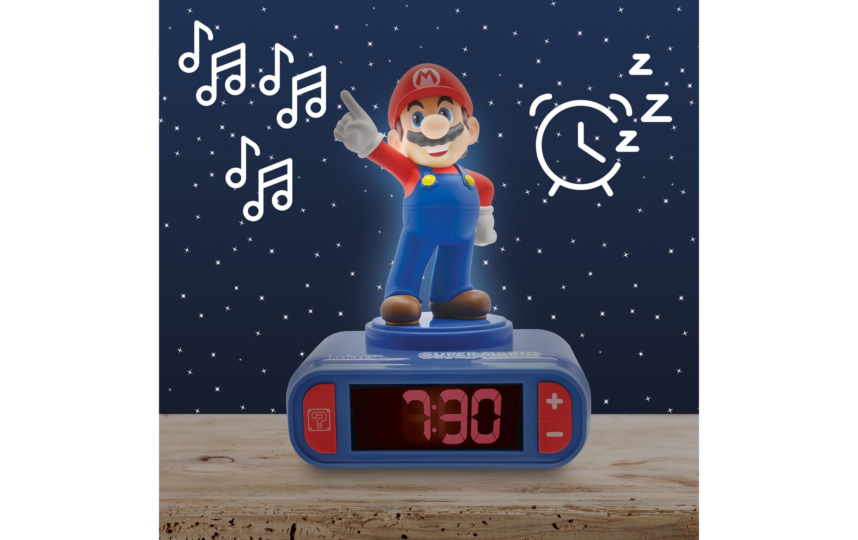 Lexibook Nachtlicht-Wecker Super Mario