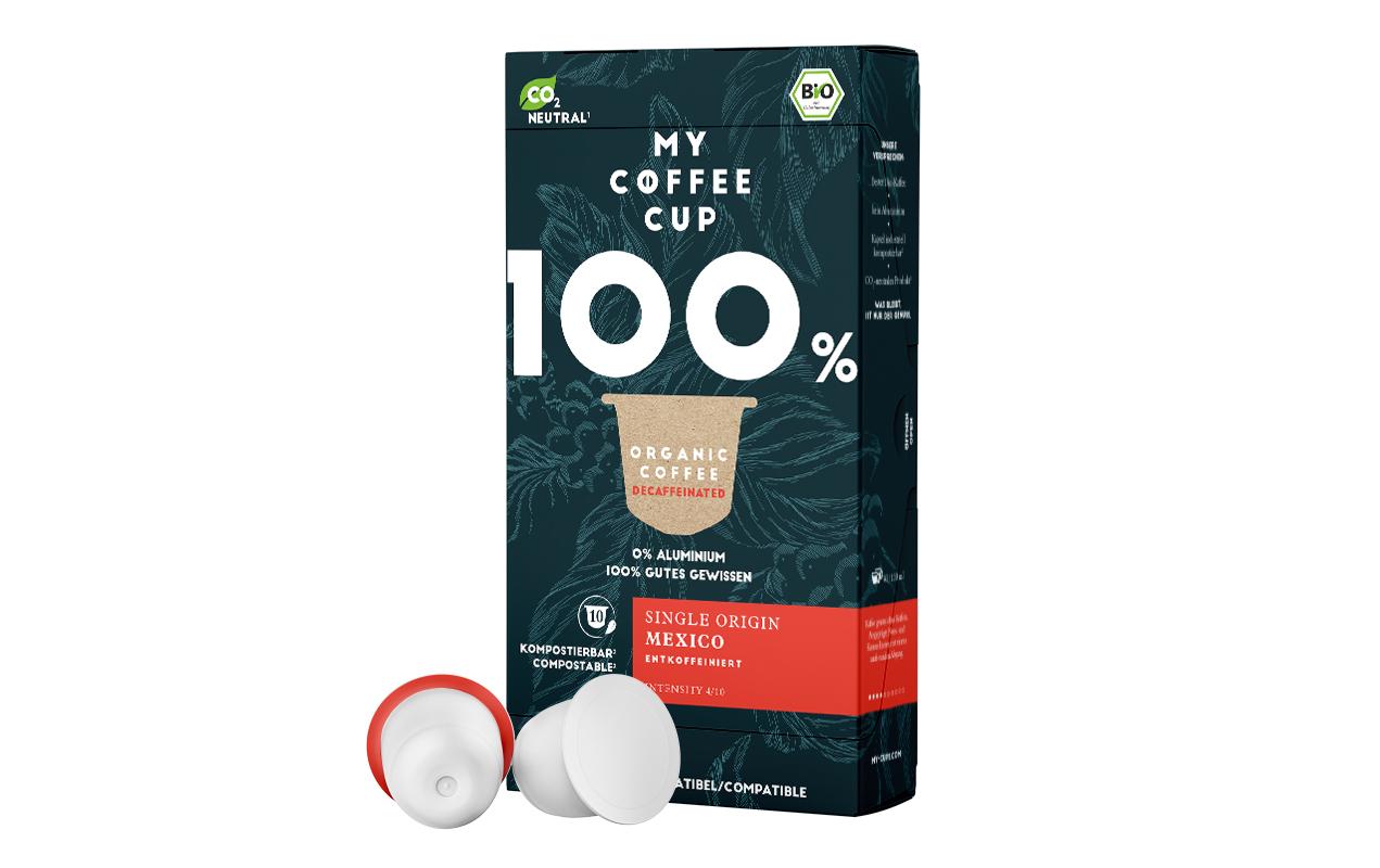 My-CoffeeCup Kaffeekapseln Bio Single Origin Mexico decaf 10 Stück
