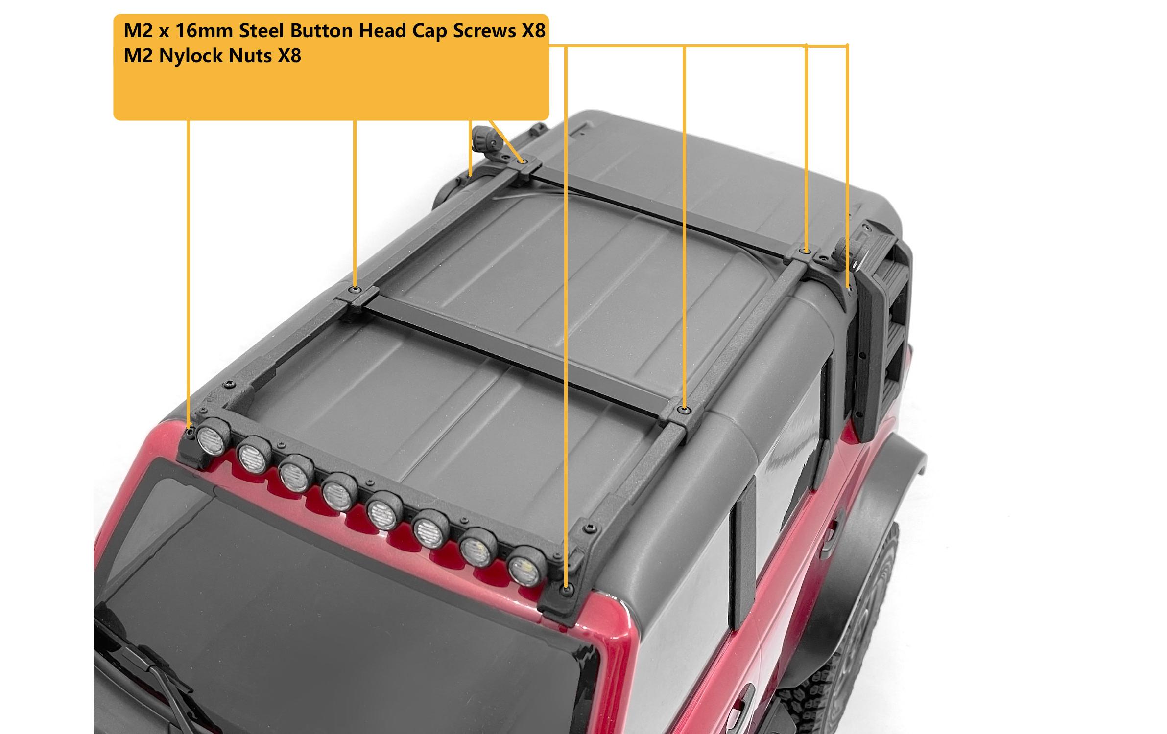 RC4WD Dachreling, Style A, TRX-4 Bronco 21