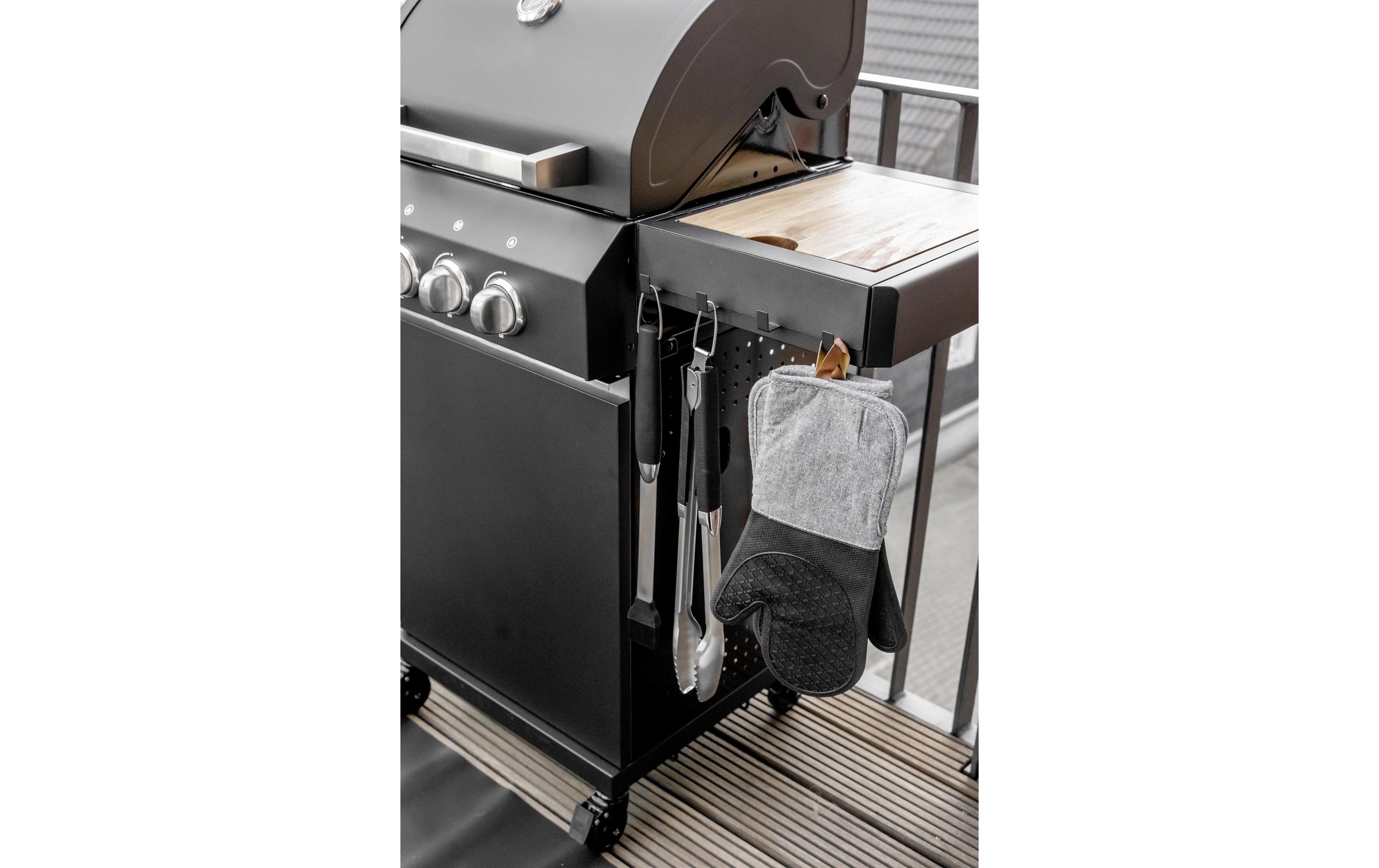 Wenko BBQ-Pinsel Schwarz/Silber