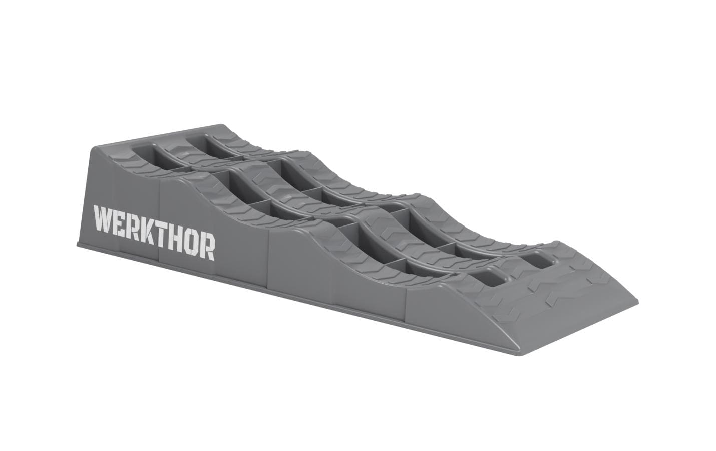Werkthor Flache Auffahrkeile 2er Set, Grau