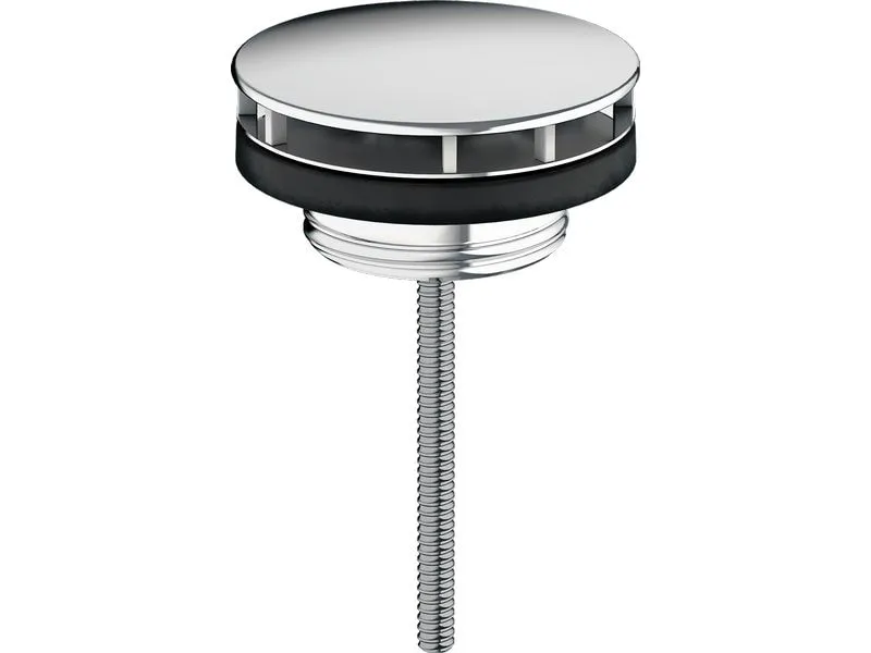 hansgrohe Ablaufventil 5/4?, Messing, Chrom, für Waschbecken ohne Überlauf
