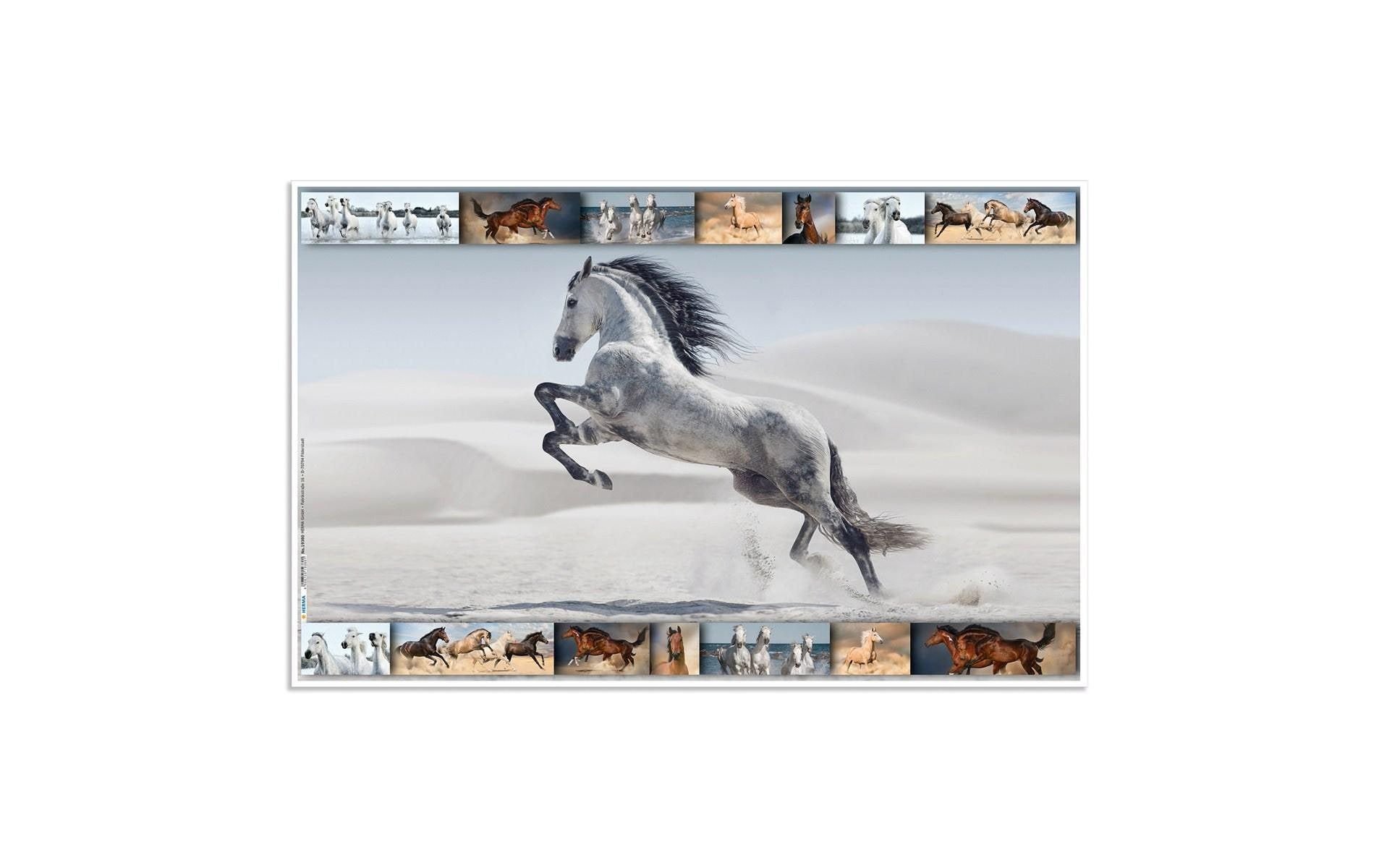 HERMA Schreibunterlage Pferde 55 x 35 cm HERMA Schreibunterlage Pferde 55 x 35 cm