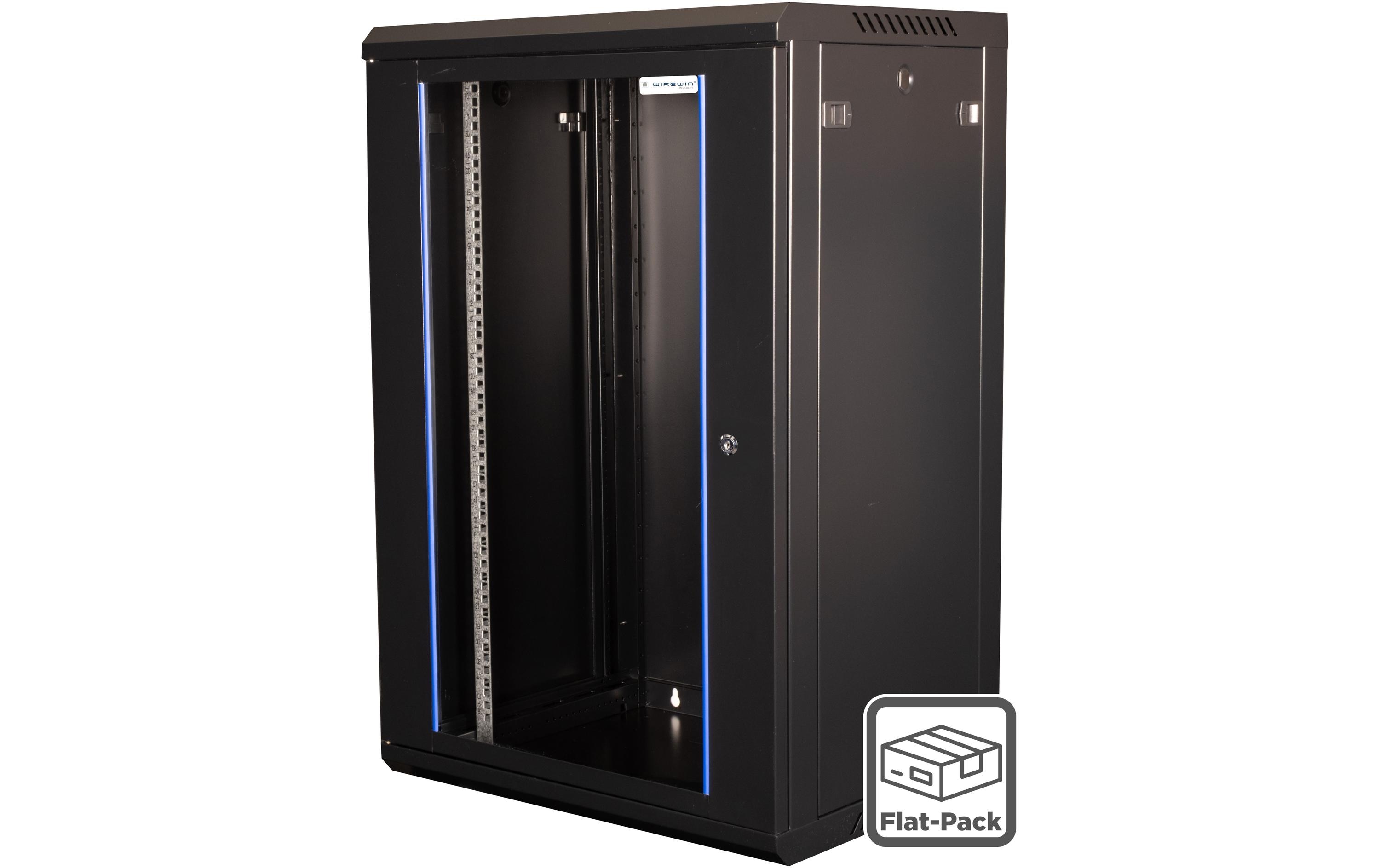 Wirewin Wandschrank 600X450X12U Pro 3rd Gen 19 / 12HE / Flat-Pack
