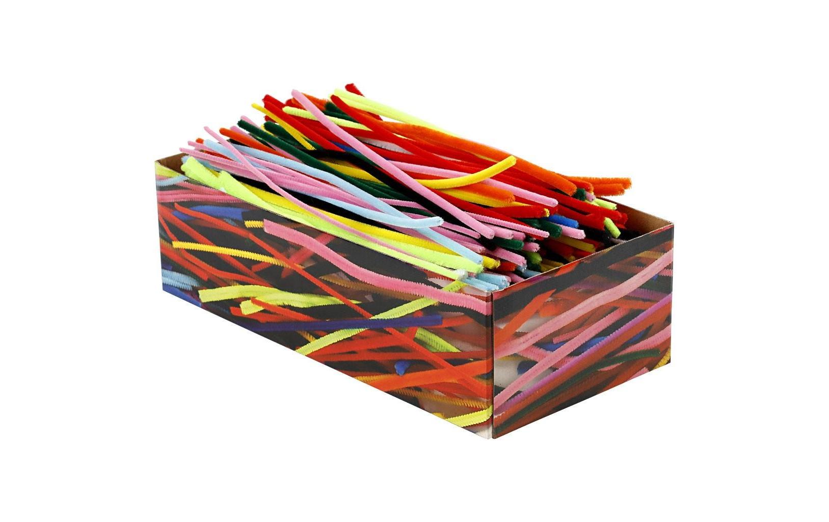 Creativ Company Chenilledraht 4, 6, 9 mm, diverse Farben, 700 Stück Creativ Company Chenilledraht 4, 6, 9 mm, diverse Farben, 700 Stück