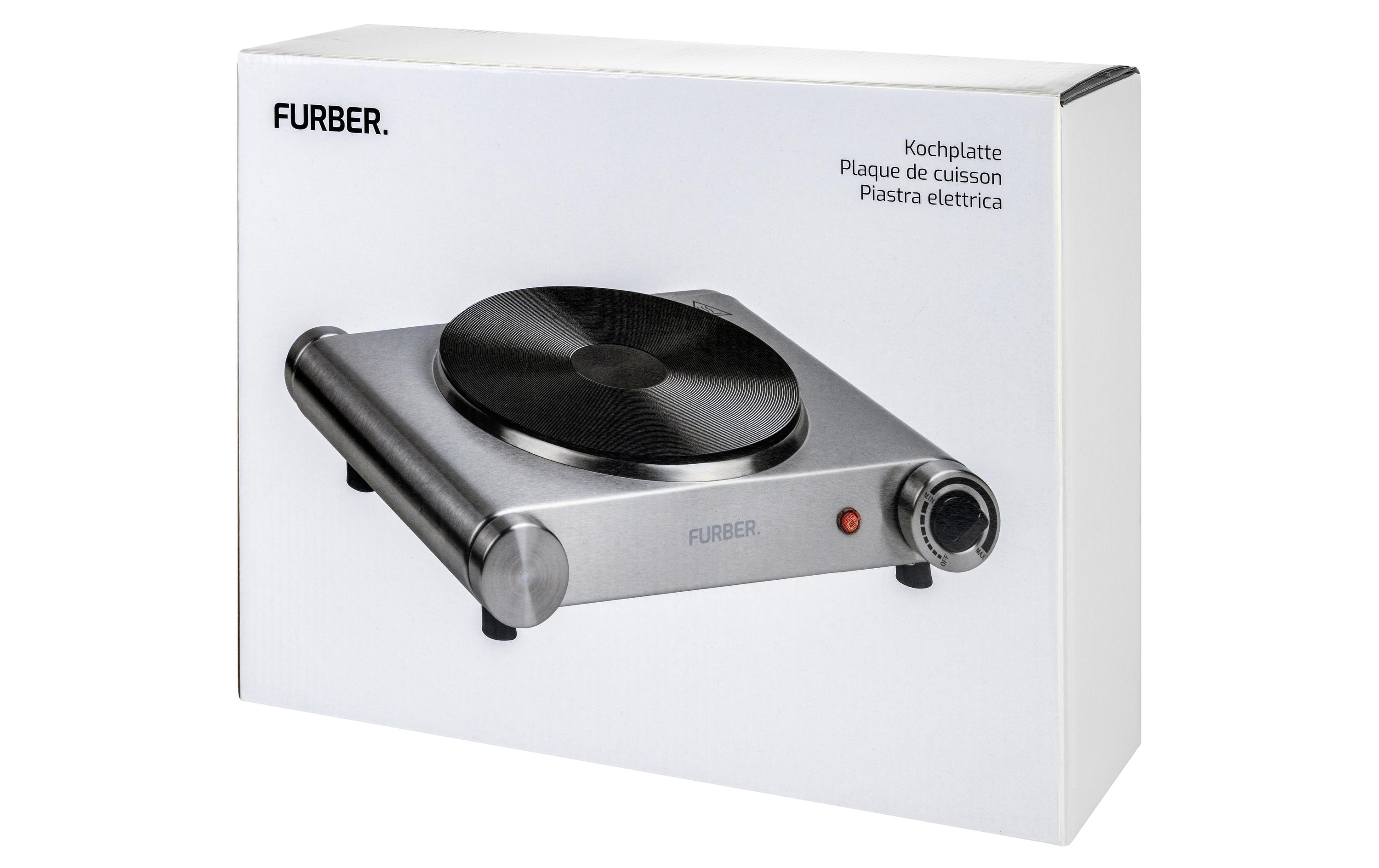 FURBER Kochplatte Silber, 1500 W
