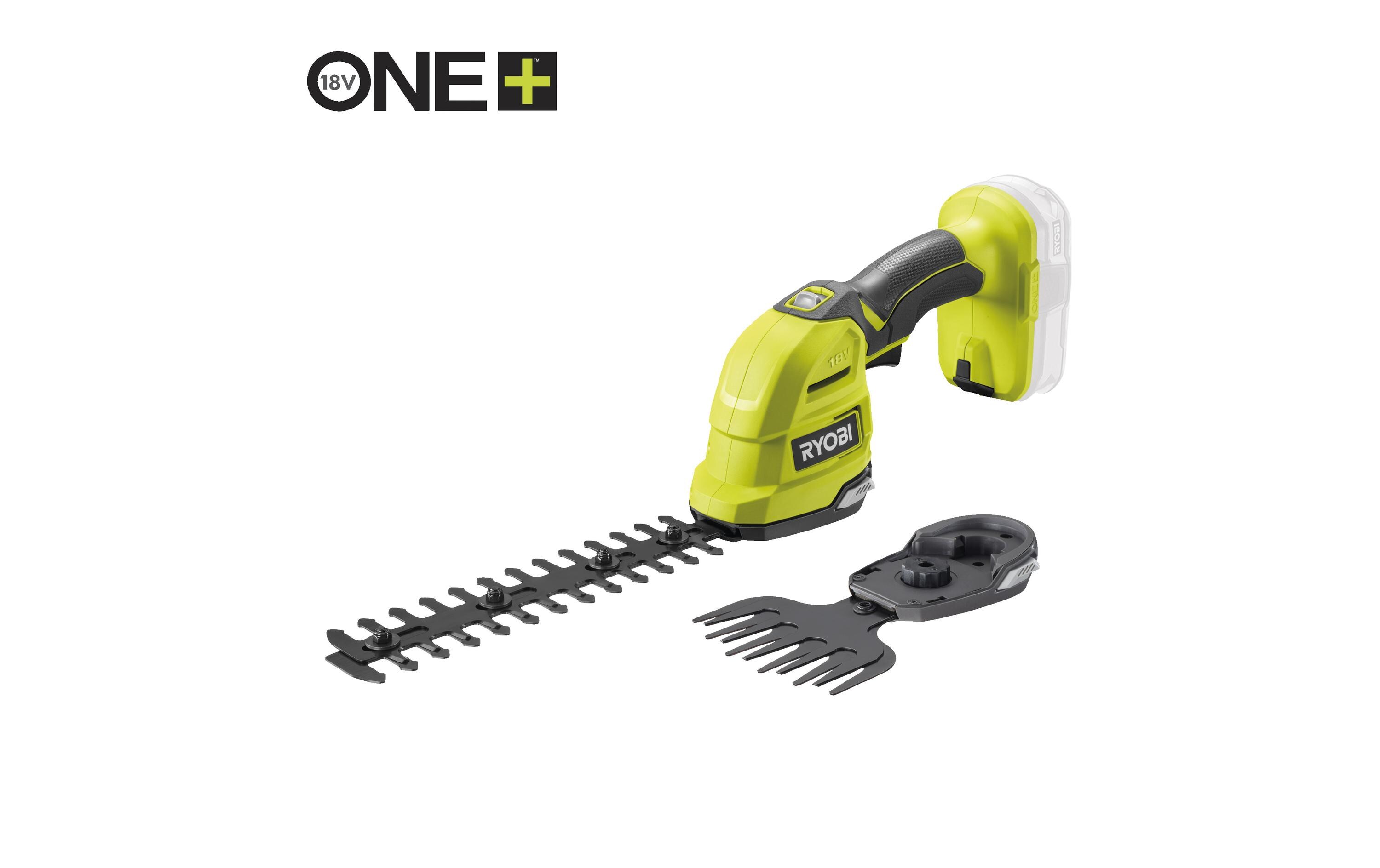 RYOBI Akku-Gras- und Strauchschere RY18GSA-0