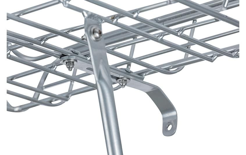 BASIL Gepäckträger Portland Front Carrier High Silber