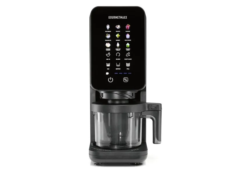 GOURMETmaxx Glacemaschine 0.86 l, Schwarz
