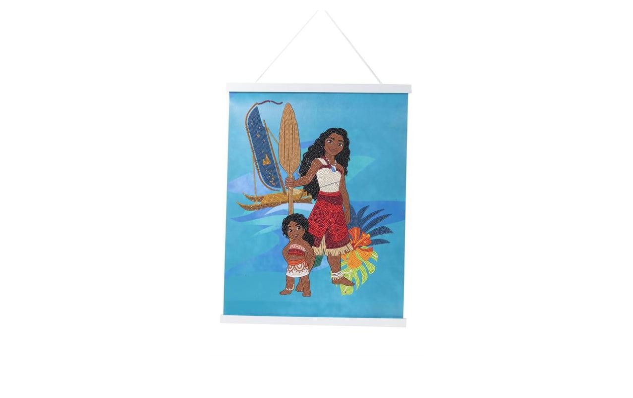 CRAFT Buddy Bastelset Moana Crystal Art Scroll 40 x 50 cm CRAFT Buddy Bastelset Moana Crystal Art Scroll 40 x 50 cm
