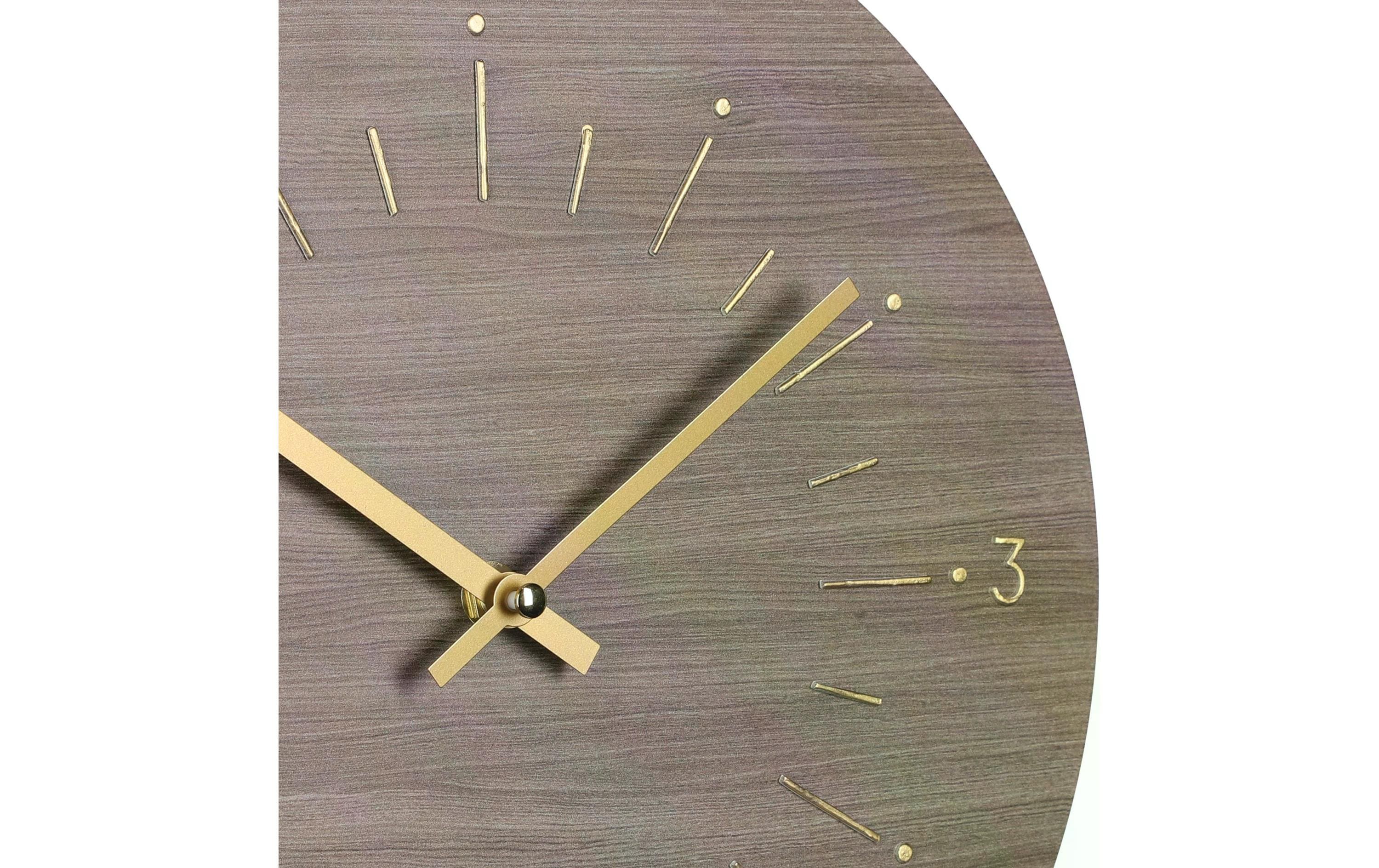 EGLO Wanduhr Takahagi Braun/Gold