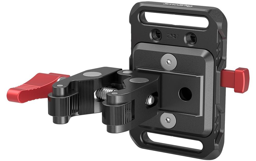 Smallrig V-Mount-Akkuplatte Mini mit mit krabbenförmiger Klemme