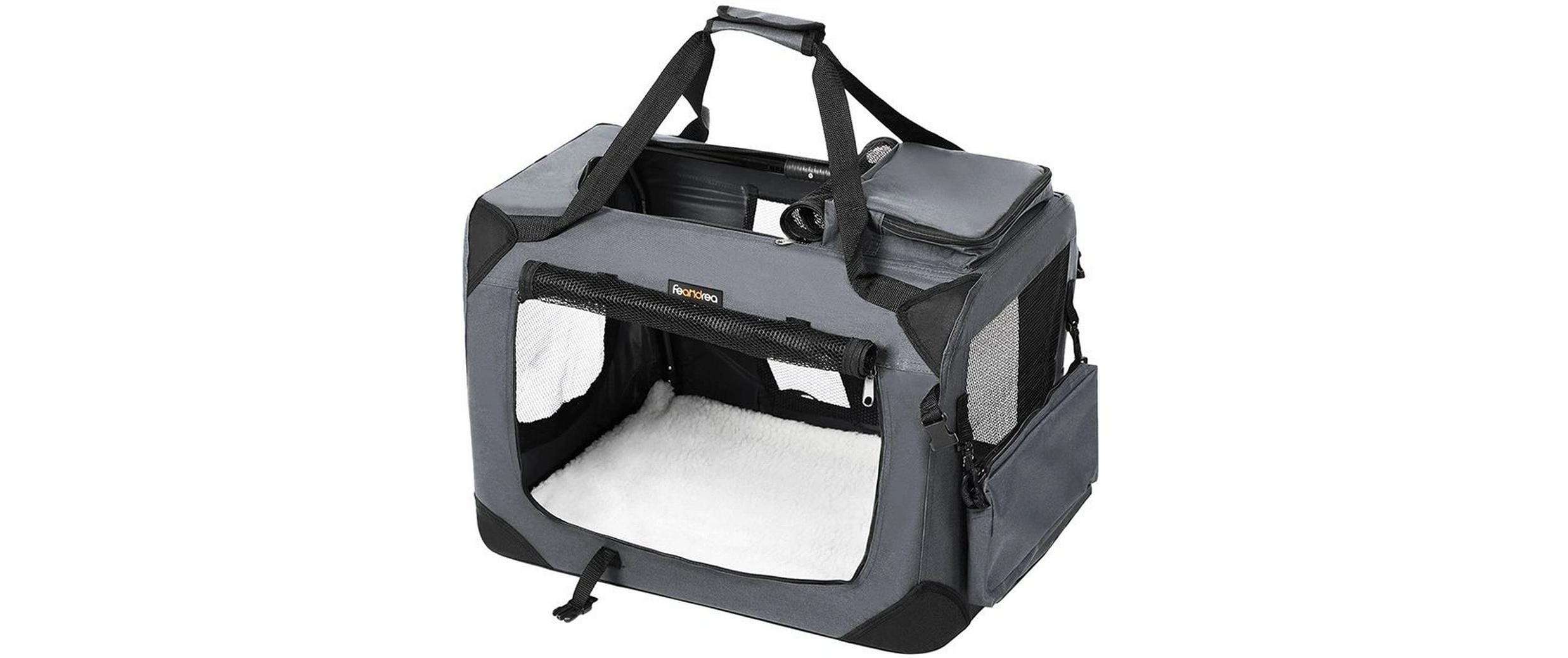 Feandrea Transportbox für Hunde & Katzen S