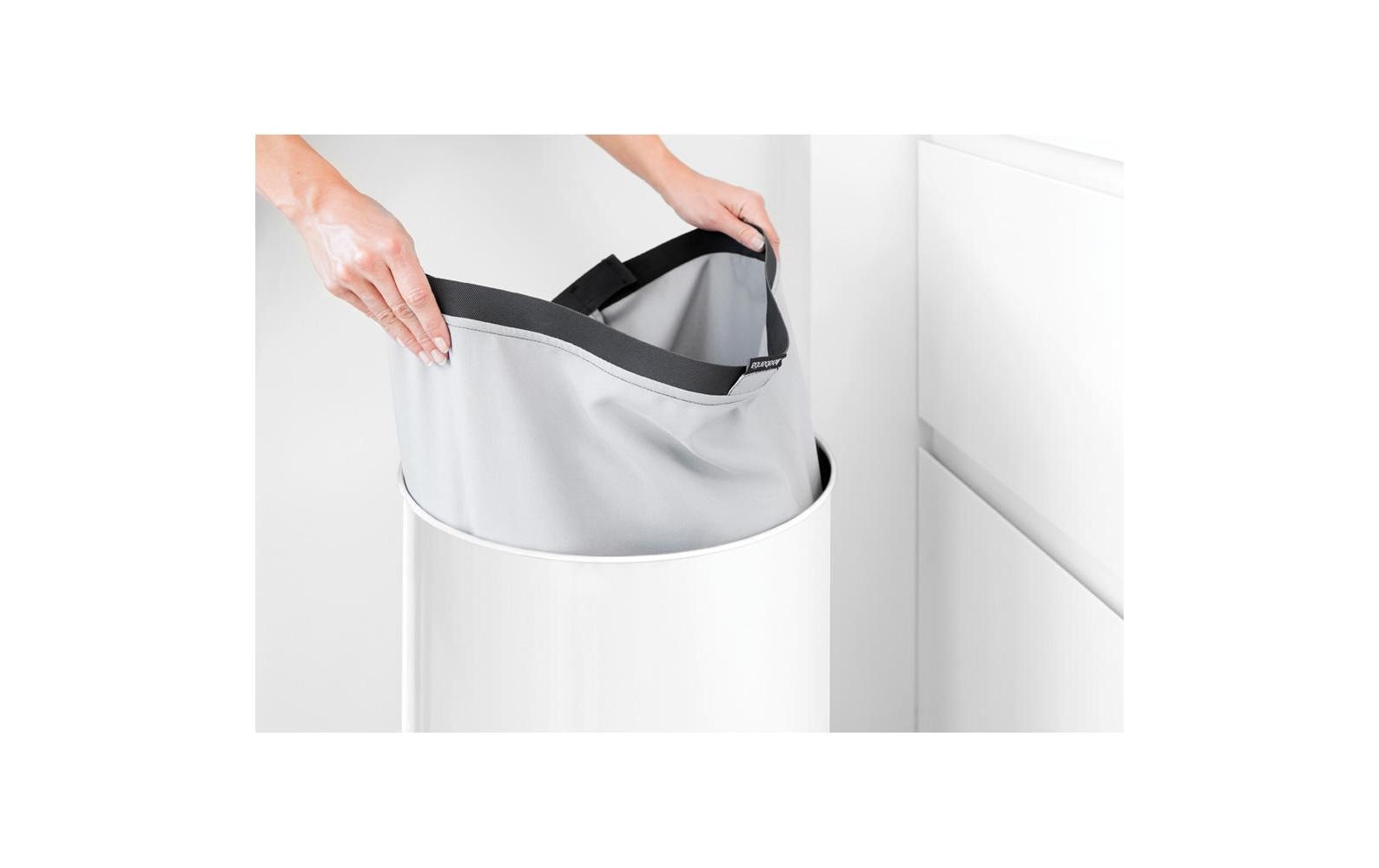 Brabantia Wäschesammler Weiss, 60 l