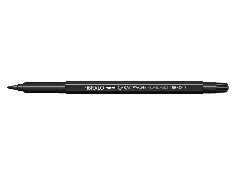Caran d'Ache Filzstift Fibralo 1 Stück, Schwarz Caran d'Ache Filzstift Fibralo 1 Stück, Schwarz