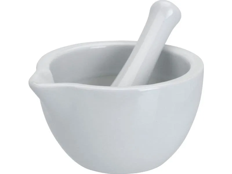 FURBER Mörser mit Stössel 10 cm, Porzellan FURBER Mörser mit Stössel 10 cm, Porzellan
