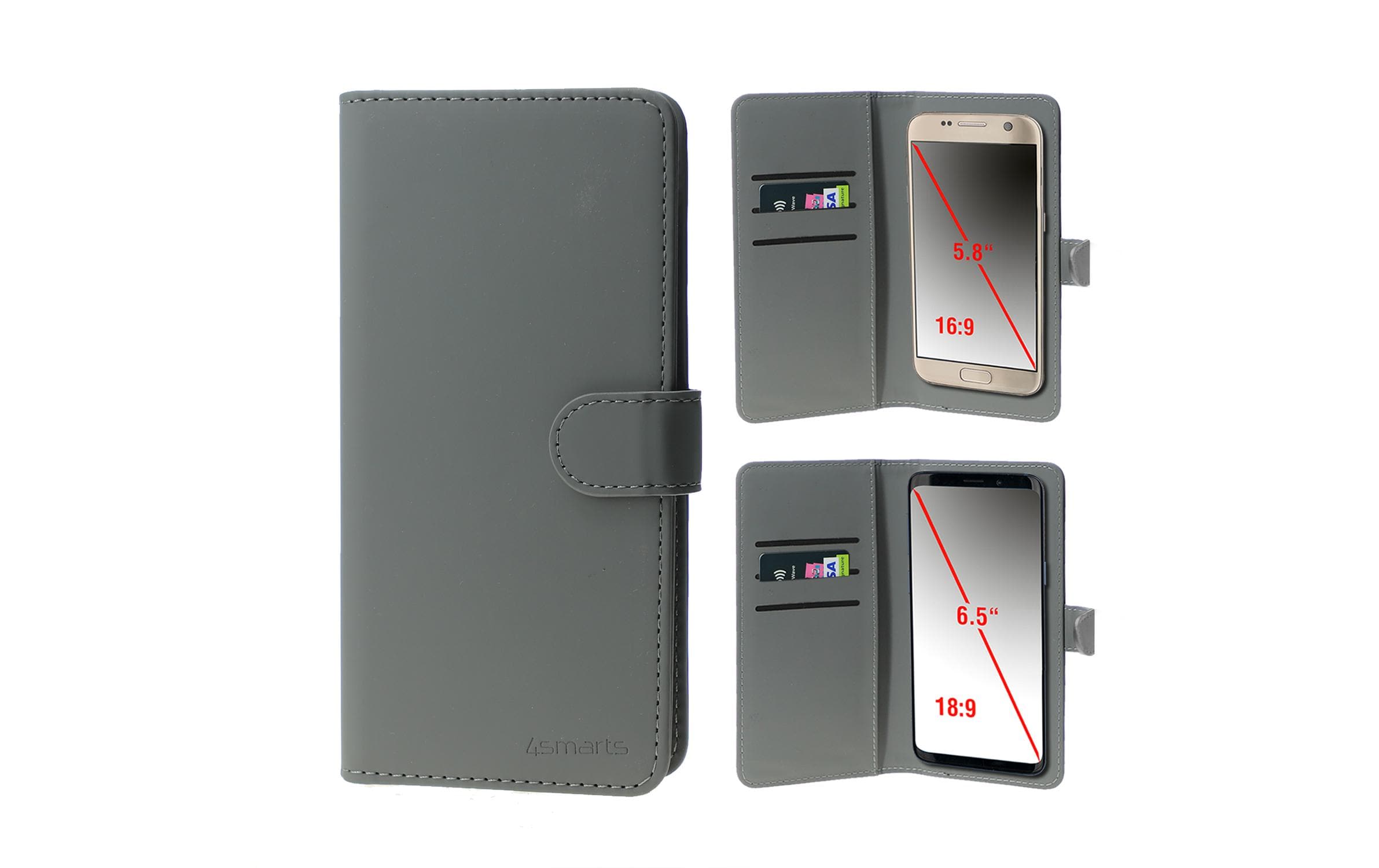 4smarts Universalhülle UltiMag Urban Lite XL 6.5 Grau