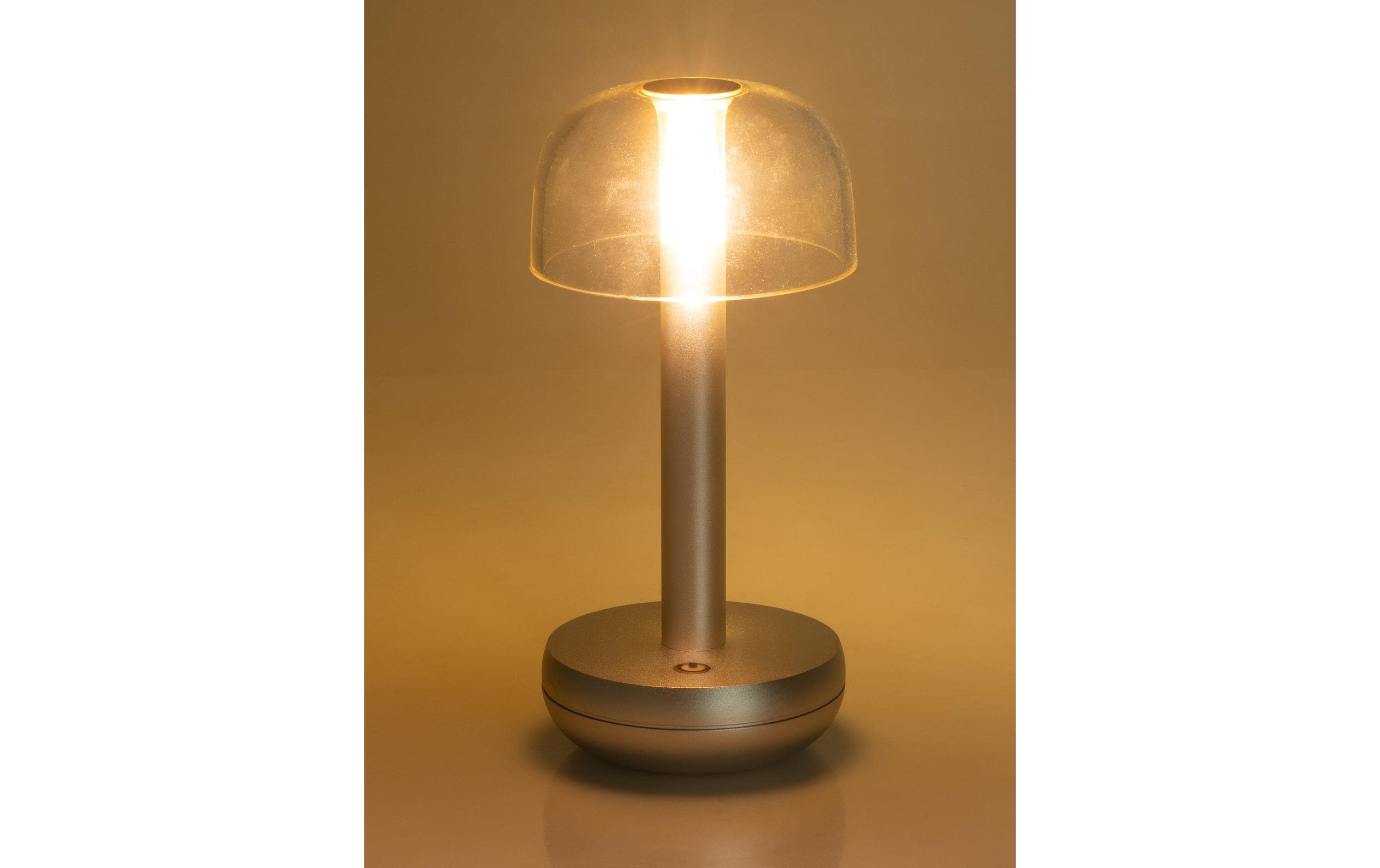 COCON USB-Tischleuchte Pilz, Silber