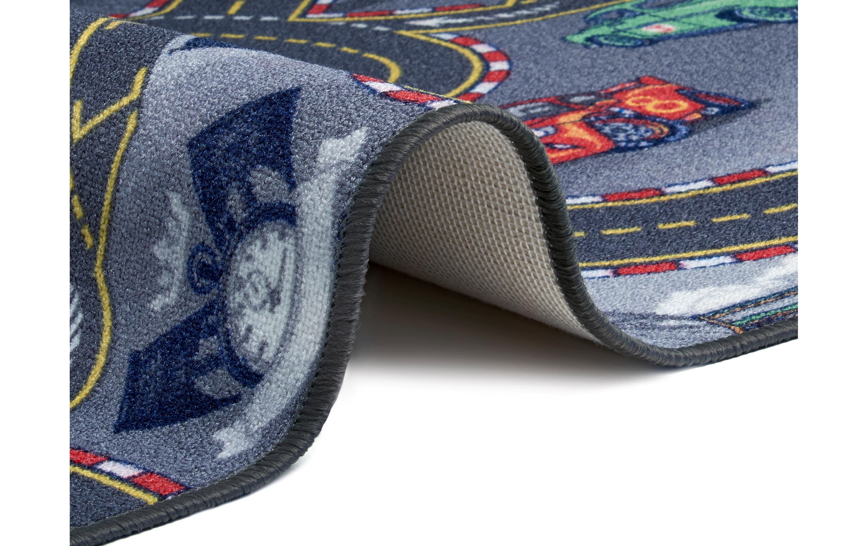 Hanse Home Spielteppich Race Track 160 x 240 cm, Grau