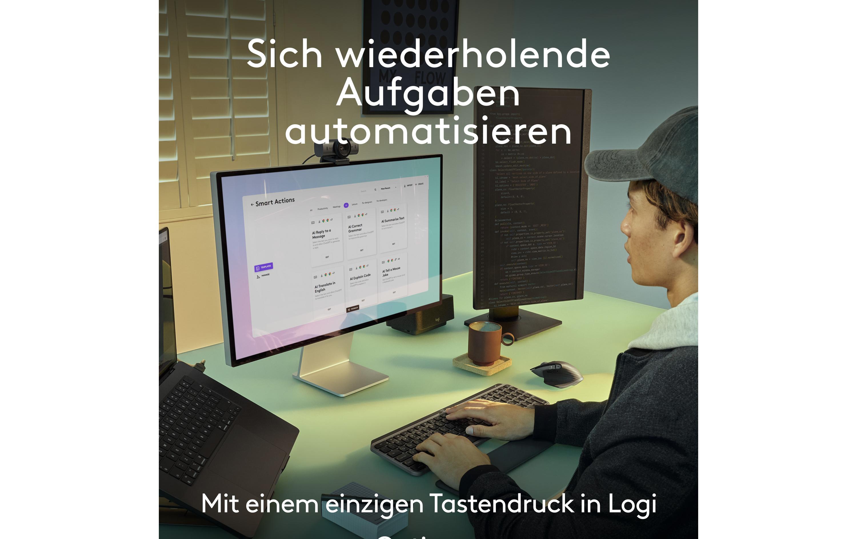 Logitech Tastatur-Maus-Set MX Keys S Combo for Mac Logitech Tastatur-Maus-Set MX Keys S Combo for Mac