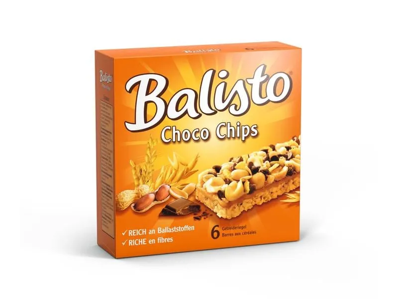 Balisto Riegel Choco Chips 6 Stück Balisto Riegel Choco Chips 6 Stück
