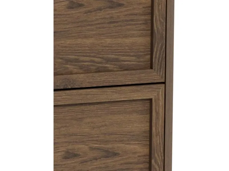 AC Design Kommode Palmdale 80 x 40 x 110 cm, Eiche dunkel AC Design Kommode Palmdale 80 x 40 x 110 cm, Eiche dunkel